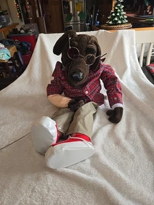 Ventrílocuo vintage Sunny & Co Puppet Cool Hound perro años 2000 Y2K alto 27" - Imagen 1 de 7