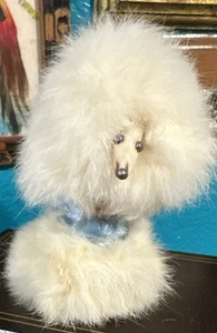 Vintage Poodle Dog Doll Mink Fur Rare 1950s 1960s - Picture 1 of 8