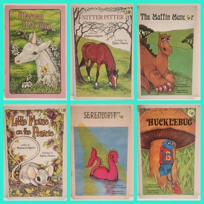 Lot of 6 Serendipity PB Book Lot Stephen Cosgrove VTG 70's 80’s Morgan Hucklebug - Image 1 of 4