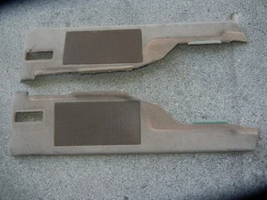 1990 SAAB Classic 900 Hatchback Rear Speaker Covers Right And Left Light Tan - Picture 1 of 7
