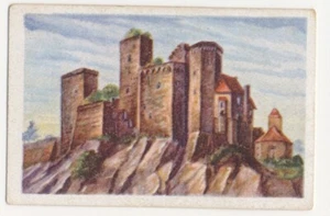 CASTLE SCHLOSS BURG RUNKEL DEUTSCHLAND GERMANY HESSEN HESSE IMAGE CARD - Picture 1 of 2