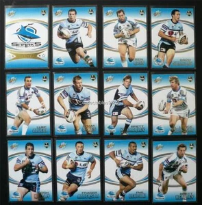 2007 NRL CRONULLA SHARKS SELECT INVINCIBLE TRADING CARDS FULL SET 12 Cards - Foto 1 di 1