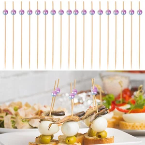 Peral Cocktail Sticks Sandwich Fruit Toothpick Appetizer Picks Party Supplies - Picture 1 of 12