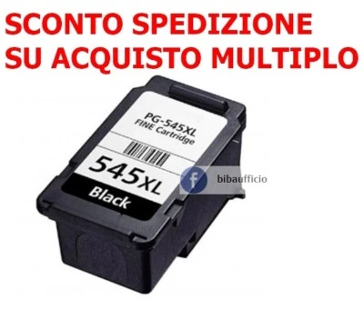 cartuccia 545XL nero compatibile canon Pixma MG2550 mg2555 MG2950 TS3150 TS3450 - Immagine 1 di 2