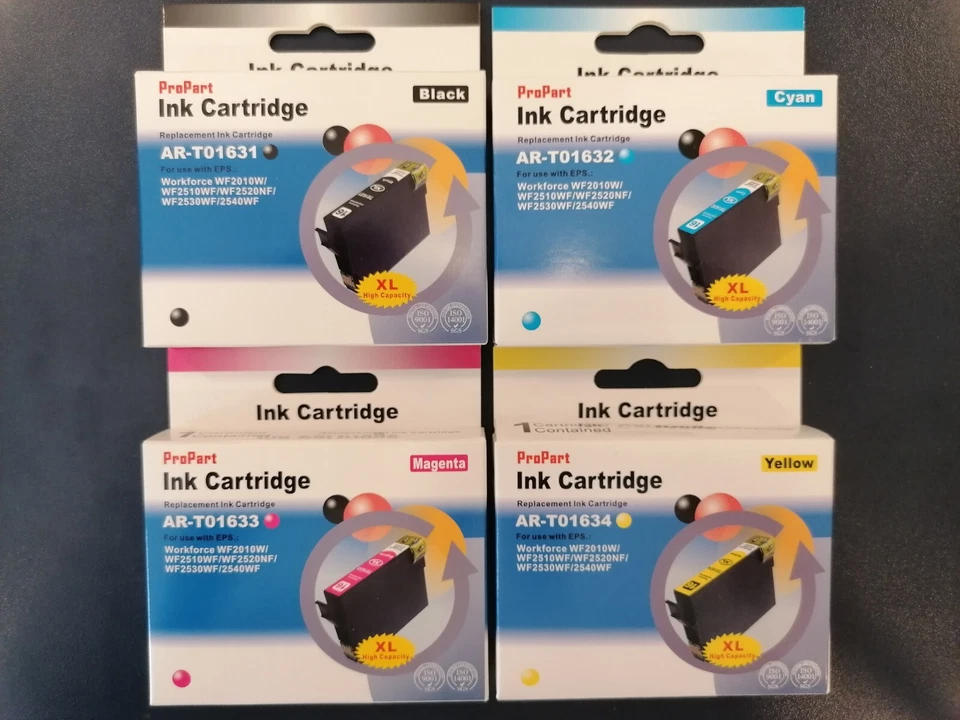 Multipack 4 Cartucce Compatibili Epson T1631 T16XL BK-C-M-Y - Immagine 1 di 1