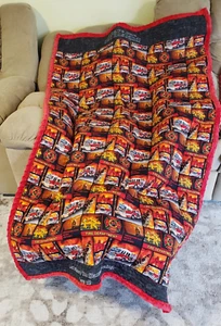 Bestes Geschenk des Vaters - hausgemachte Feuerwehrmann Wurfdecke, Ehemann Wurfdecke, Limit - Bild 1 von 8