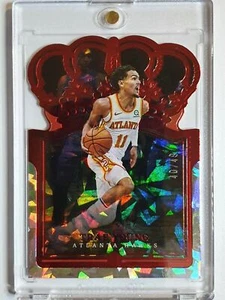 2021 Crown Royale Trae Young #67 RED CRYSTAL /49 Prizm Die Cut - Rare - Picture 1 of 3