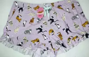 NWT PETER ALEXANDER LADIES LILAC CAT SHORTS SIZE 3+ / AU 24 - 26 - Picture 1 of 6