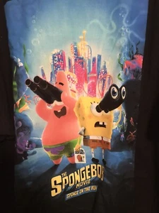 CAMISETA PÓSTER DE LA PELÍCULA DE BOB ESPONJA: ESPONJA EN LA CARRERA 3XL NUEVA/con etiquetas  - Imagen 1 de 6