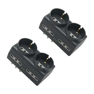Electraline 92299 Set 2 adaptateurs multiprise 92379 - Photo 1/3