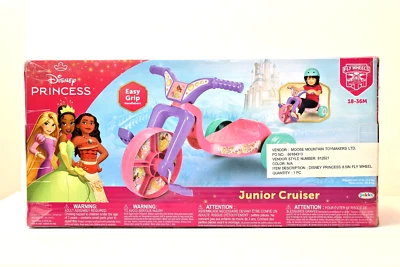 Disney Princess 8,5 polegadas Fly Wheels Junior Cruiser passeio rosa cor brilhante novo - Imagem 1 de 4