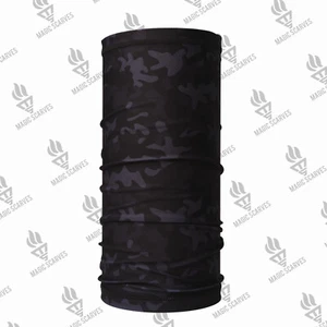 Biker Snood Neck Tube Scarf Bandana Balaclava Black White Check MOD Scooter - Picture 1 of 82
