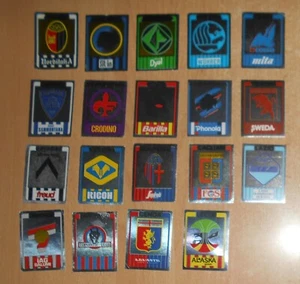 ED. PANINI LOTTO DI 37 SCUDETTI CALCIATORI DIVERSE 1986-87 ORIGINALE !!!!! - Foto 1 di 4