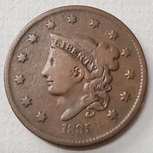 1835 Large Cent - Picture 1 of 2