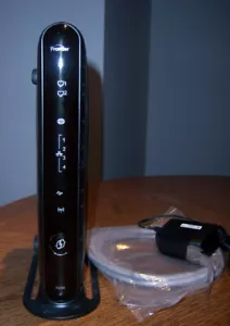 ACTIONTEC F2250 Frontier Wireless DSL Modem W/Power Supply Cable Stand *CLEAN* - Picture 1 of 4