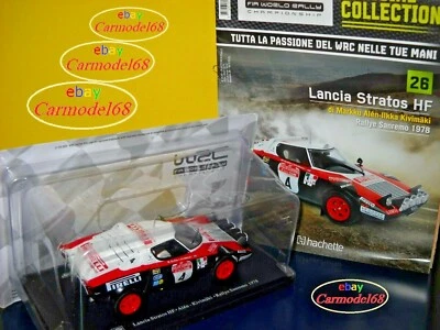 Lancia Stratos HF Pirelli Rallye Sanremo 1978 Alen Kivimaki WRC COLLECTION 1:24 - Immagine 1 di 4