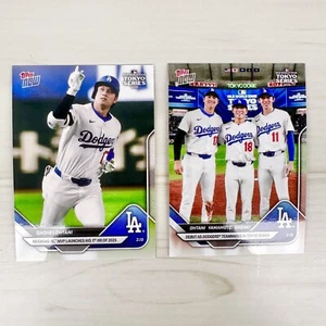 New Shohei Ohtani /Yoshinobu Yamamoto /Roki Sasaki Topps NOW Japan - Picture 1 of 17
