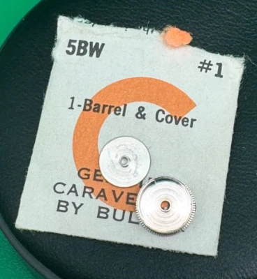 BULOVA CARAVELLE Watch Model 5BW Replacement Part #1 - Barrel & Cover Preowned - Image 1 of 3