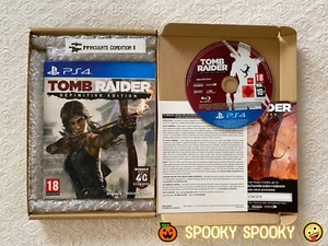 Tomb Raider Definitive Edition Card Sleeve Sony PS4 - UK PAL Immaculate - Picture 1 of 13