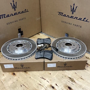 Original Maserati Quattroporte 2017 onwards Front Brake SET 670030935 &673012041 - Picture 1 of 8