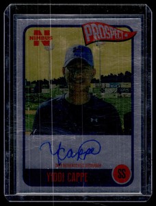2020 Onyx Nimbus Yiddi Cappe Prospect Auto Silver /325 Miami Marlins