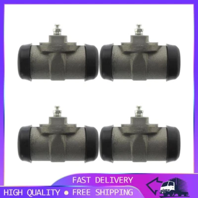 Cilindro de rueda de freno de tambor delantero trasero piezas centradas 4 piezas para Dodge Power Wagon PA Foto 1 de 3