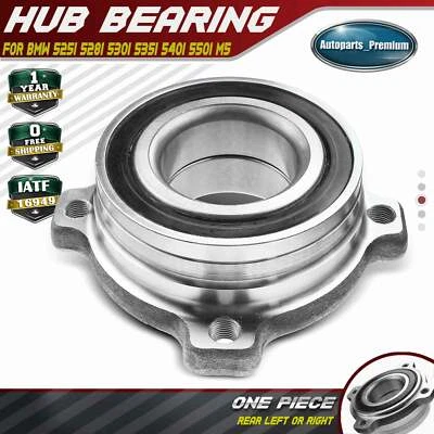 Conjunto de buje de cojinete de rueda trasero derecho o derecho para BMW 525i 01-07 528i 528xi 530i 540i Foto 1 de 4