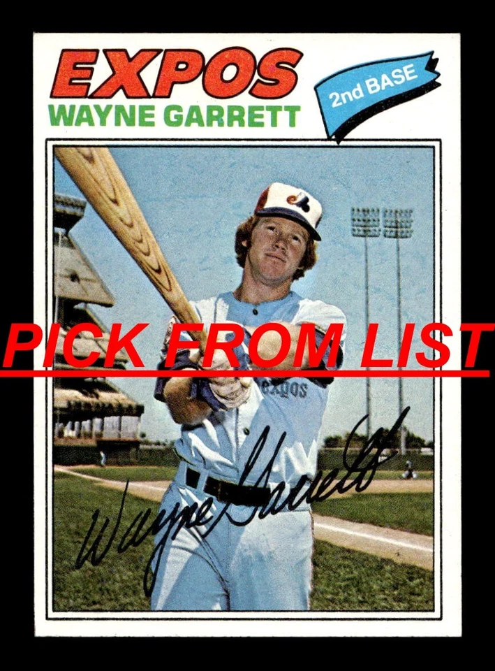 1977 Topps 316-659 EX/EX-MT Pick From List All PICTURED - Image 1 of 1