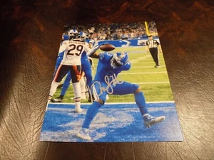 DAVID MONTGOMERY AUTOGRAPHED LIONS 8X10 PHOTO W/COA - Picture 1 of 1