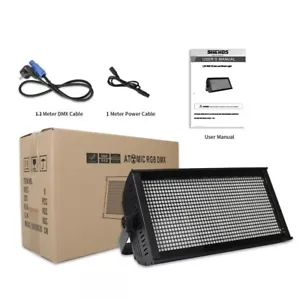Flash luce di lavaggio strobo 200 W LED RGB illuminazione palco DMX discoteca spettacolo DJ party - Foto 1 di 16