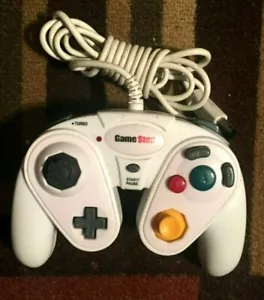 Nintendo Gamecube Game Cube Game Stop Controller Bianco con Turbo - Foto 1 di 1