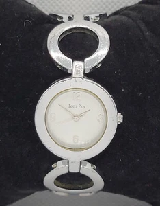 Ladies Louis Pion Elegant Round Silver Tone Link Bracelet Analog Watch K1 - Picture 1 of 13