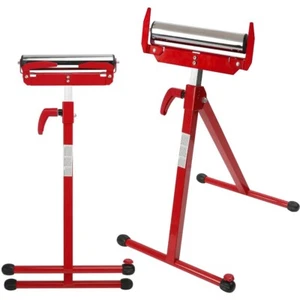 WORKPRO Folding Roller Stand Saw Horse Height Adjustable 250Pound Load Capacity - Picture 1 of 7