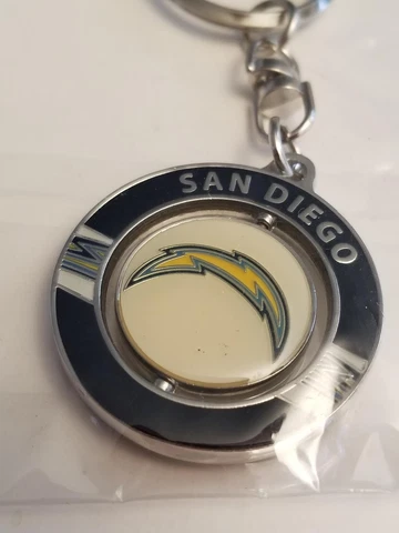 San Diego Chargers NFL Football Spinner Keychain JF Sports 2932 Cover