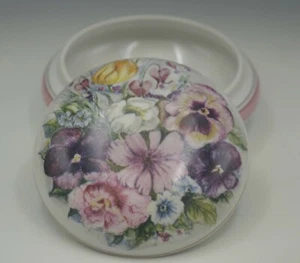 CMIELOW POLISH PORCELAIN VINTAGE LARGE CANDY BOX HAND PAINTED  - Picture 1 of 12