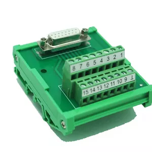 Adattatore morsettiere modulo interfaccia connettore maschio femmina DB15 D Sub 15 pin - Foto 1 di 5