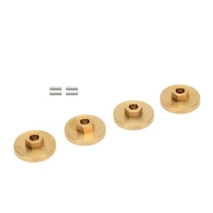 4pcs Brass Wheel Hex Hub Adaptors Counterweight for RC 1-24 FMS FCX24 Crawlers - Bild 1 von 2
