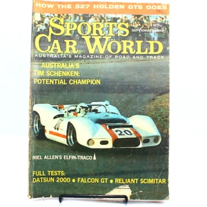 Sports Car World September 1968 ● Vintage Monaro 327 GTS Ad & Ford XT GT Article - Bild 1 von 5