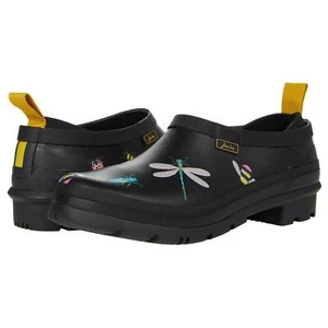 NWT Joules Slip On Shoes Rain Garden Clogs BlackBugs Rubber Ladybug Bee Black 11 - Picture 1 of 8