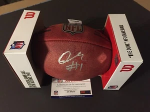 Quentin Johnson Autographed Signed NFL " Duke " Football - PSA - Picture 1 of 7