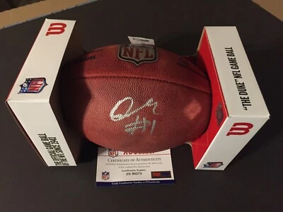 Quentin Johnson Autographed Signed NFL " Duke " Football - PSA - Image 1 of 4