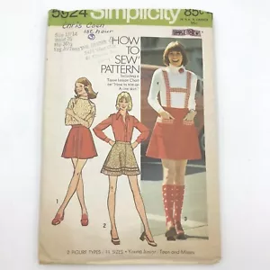 Simplicity Sewing Pattern 5924 Skirt with Suspenders Oktoberfest COMPLETE PT2 - Picture 1 of 5