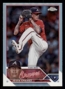 2023 Topps Chrome Update Refractors #USC22 Jesse Chavez - Picture 1 of 2
