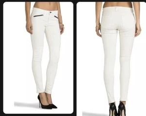 Rag & Bone Ridley Winter weiß Moto Leggings Skinny Jeans Gr. 30 neu mit Etikett $ 231 - Bild 1 von 11