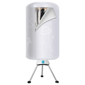 Electric Clothes Dryer with Timer Laundry Drying Wardrobe Apartments Home Indoor - Picture 1 of 11