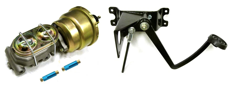 1928-1931 Ford Model A Power Brake Booster Black Pedal Assembly Disc Disc Valves - Image 1 of 4