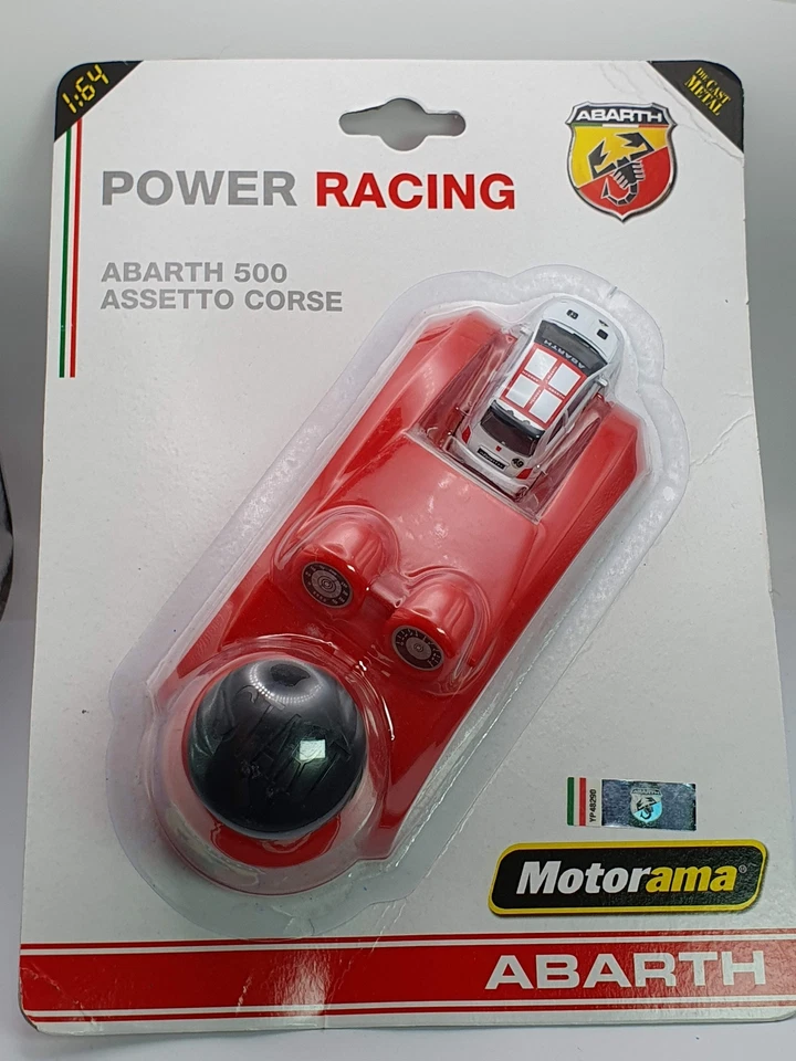 Fiat 500 Abarth Assetto Corse Motorama 1/64 Bianco - Immagine 1 di 1