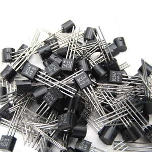 ( 20 PCS ) BC547B Toshiba BJT NPN 45V 100mA HFE/45 -- NOS - Picture 1 of 1