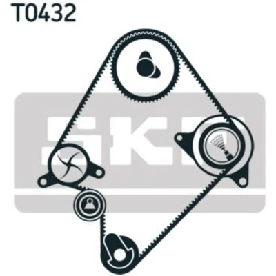 SKF Kit Courroie de Distribution pour Mazda Série E Boîte SR2 E2200 2200 SR1 SD1 - Photo 1/2