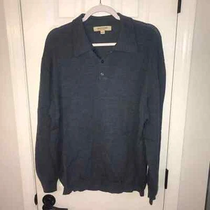 Pronto-Uomo 100% Wool Long Sleeve XL 54 - Picture 1 of 4